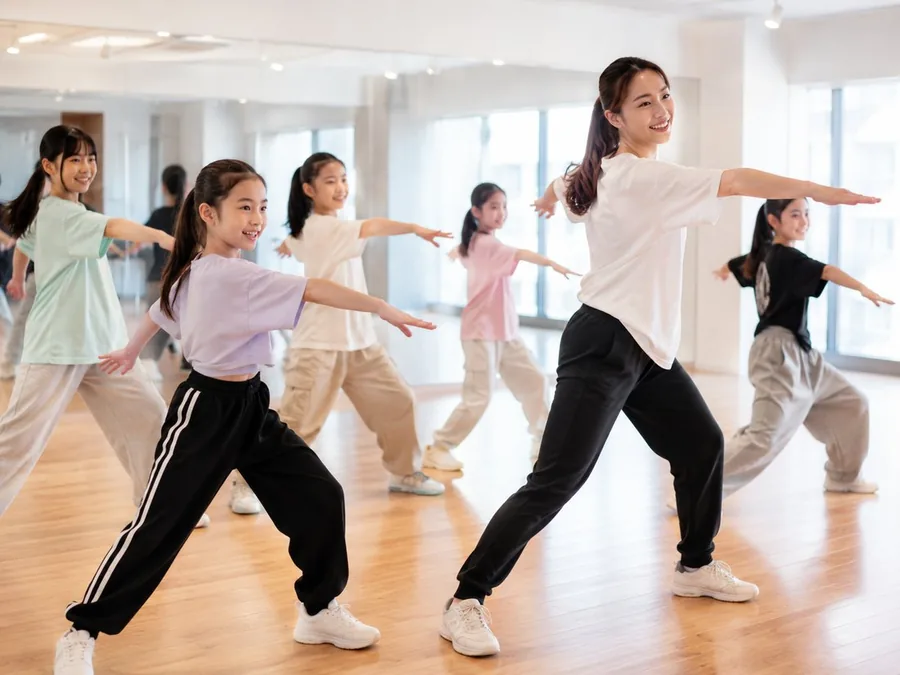 ダンススクールのレッスン