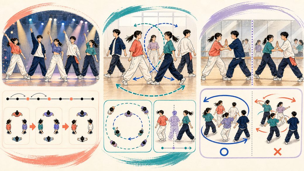 ダンスの立ち位置の左右入れ替えのよくある質問