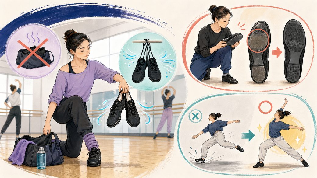 ダンスシューズを長持ちさせるコツ