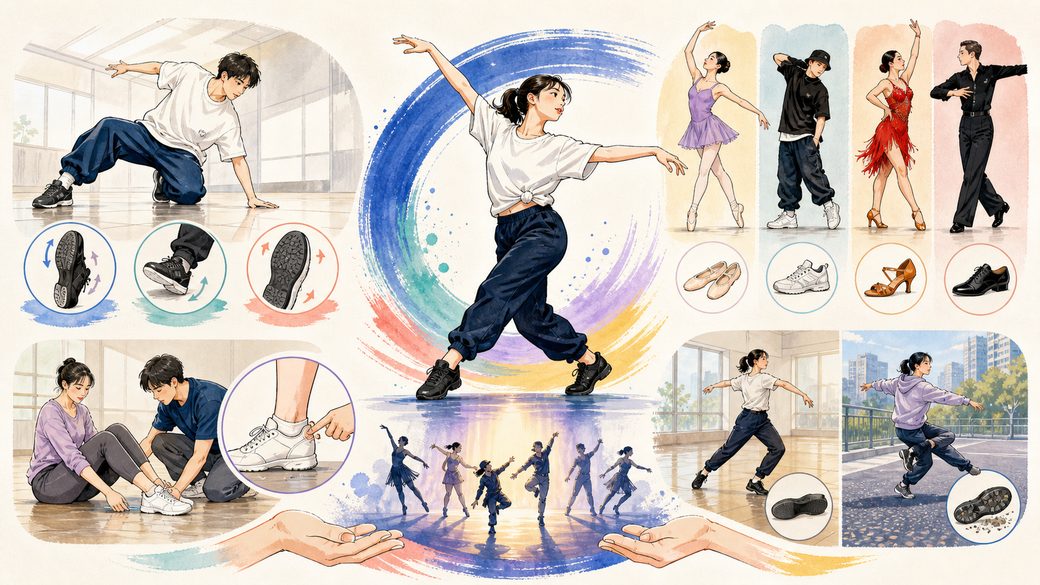 まとめ：ダンスシューズはジャンルと安全性で選ぶ