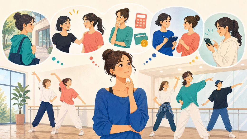 まとめ：ダンススクールは相性と続けやすさで選ぶ
