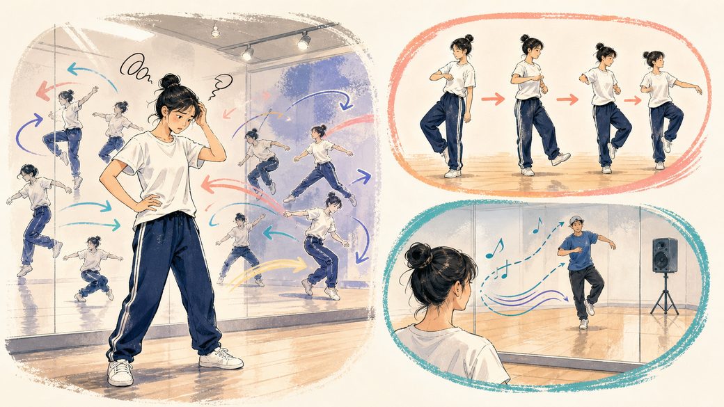 ダンスの振り付けが覚えられない原因