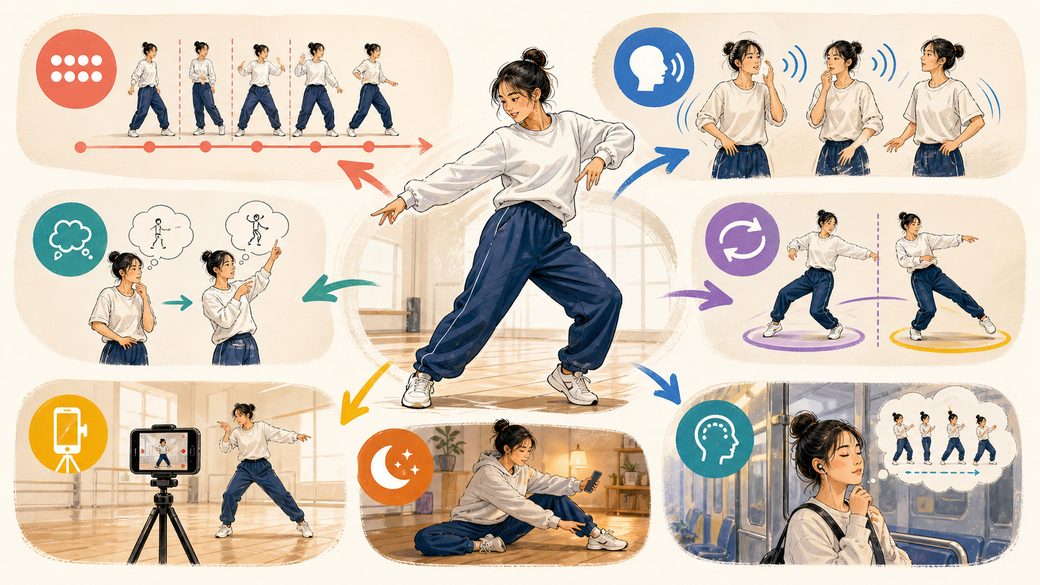 ダンスの振り付けを覚える7つのコツ