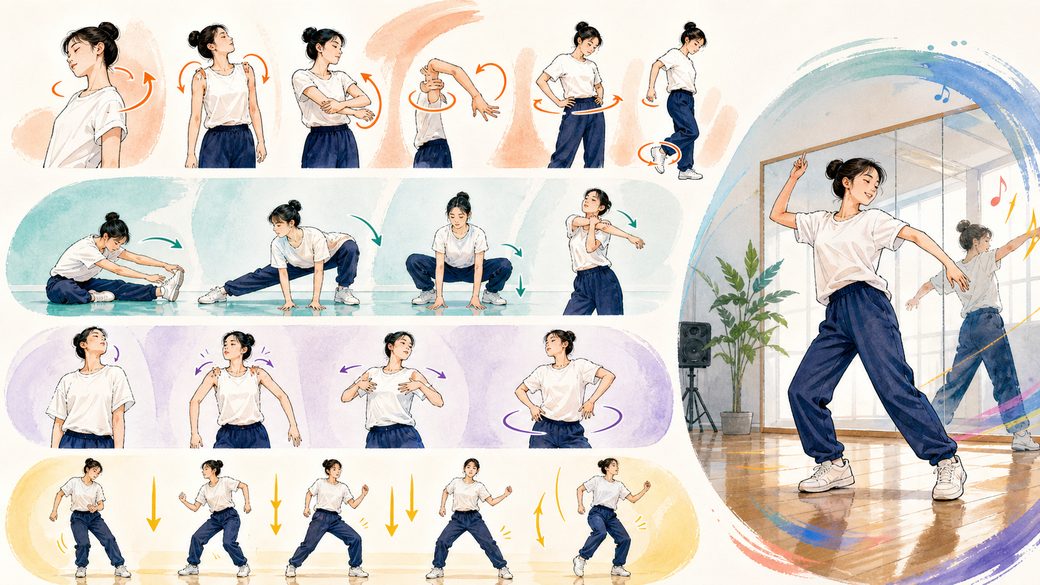 ダンスの基礎練習メニュー【毎日15分】