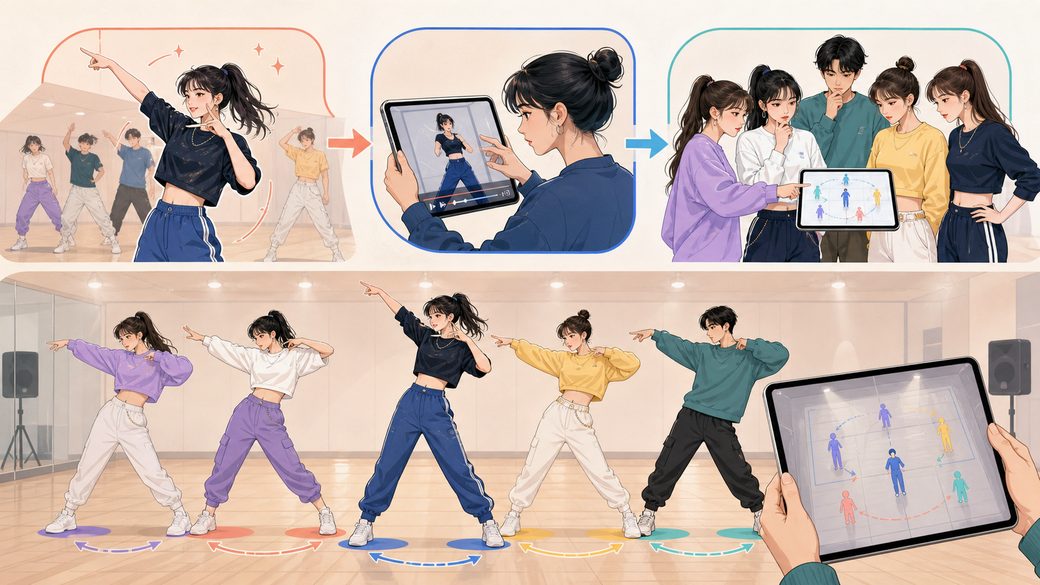 K-POPダンスを覚えるときの練習手順