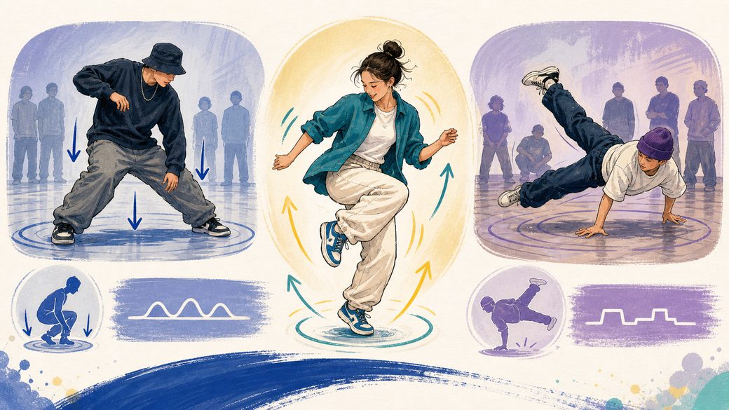 ハウスダンスと他のジャンルの違い