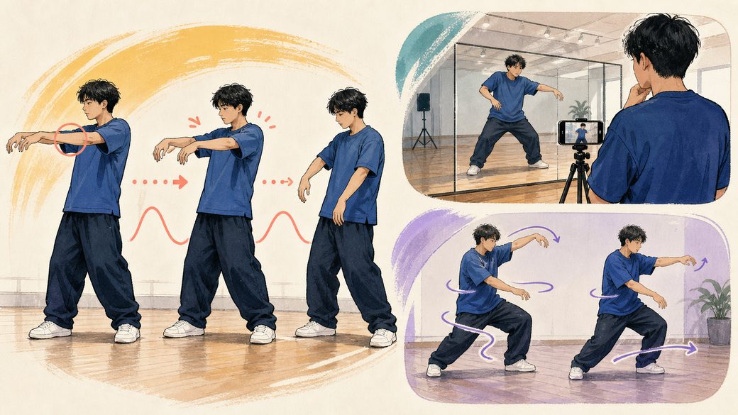 ポップダンスの練習の始め方