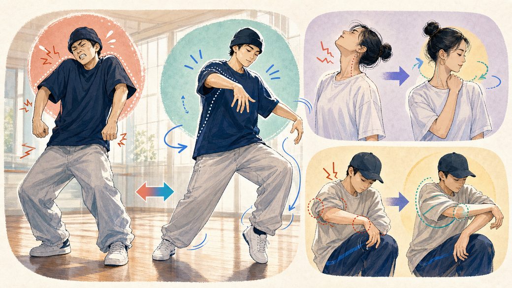 ポップダンスの練習で気をつけること