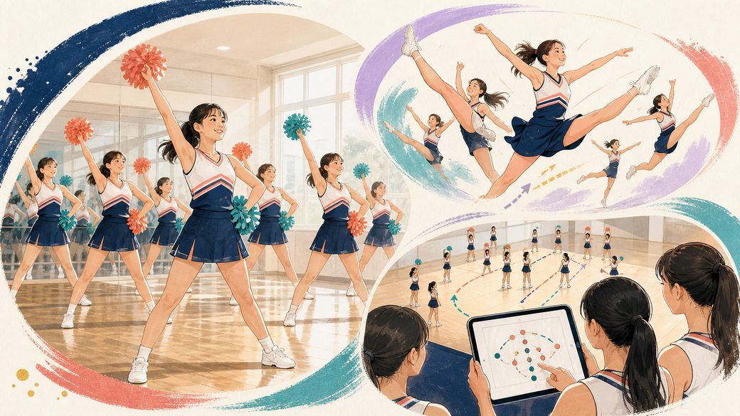 チアダンスに必要な技術