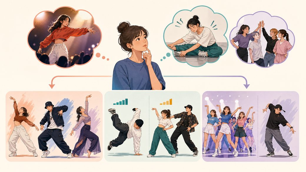 自分に合うダンスのジャンルの選び方