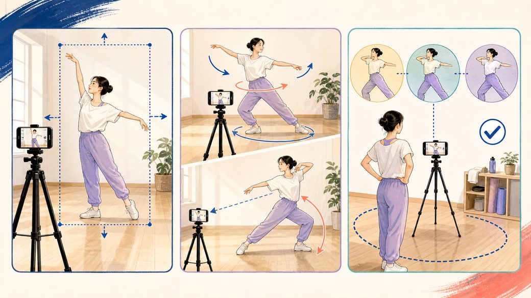 ダンスの動画の撮り方