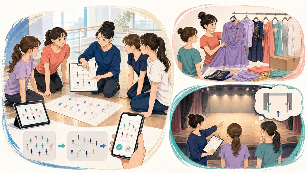 ダンス発表会の準備【1〜2か月前】