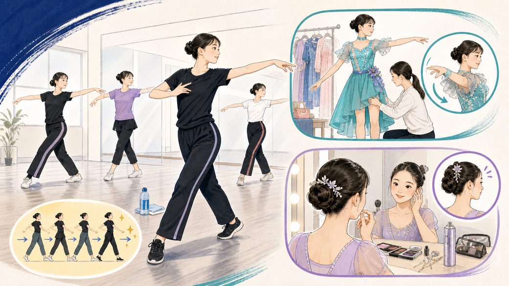 ダンス発表会の準備【1〜2週間前】