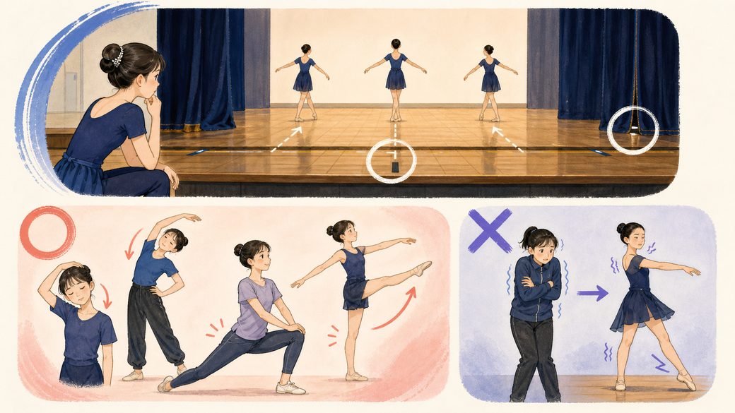 ダンス発表会の当日に気をつけること