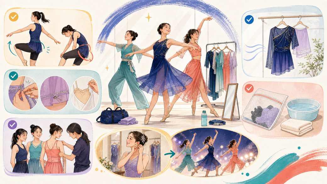 まとめ:ダンス衣装は動きやすさから選ぶ