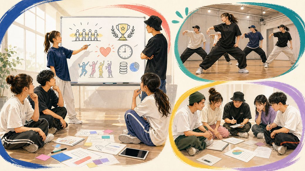 ダンスチームを作る前に決めておくこと