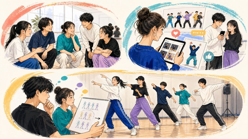 ダンスチームのメンバーの集め方