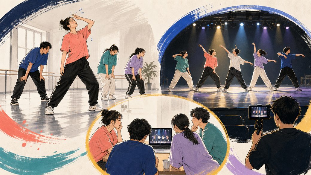 ダンスの振り付けを仕上げるときのポイント