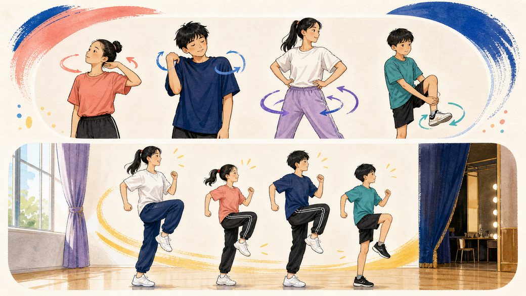 時間がないときのダンスのウォームアップ