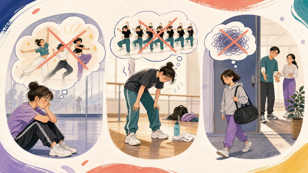 ダンスの停滞期に避けたいこと