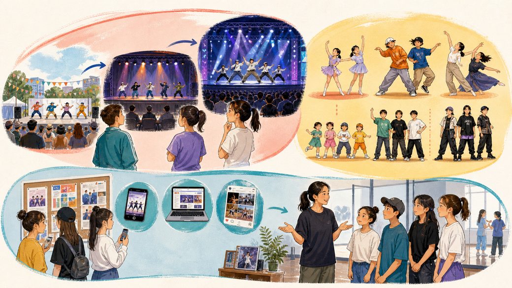 ダンスコンテストの種類と探し方
