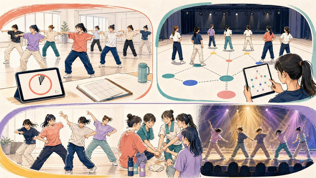 ダンスコンテストに向けた準備