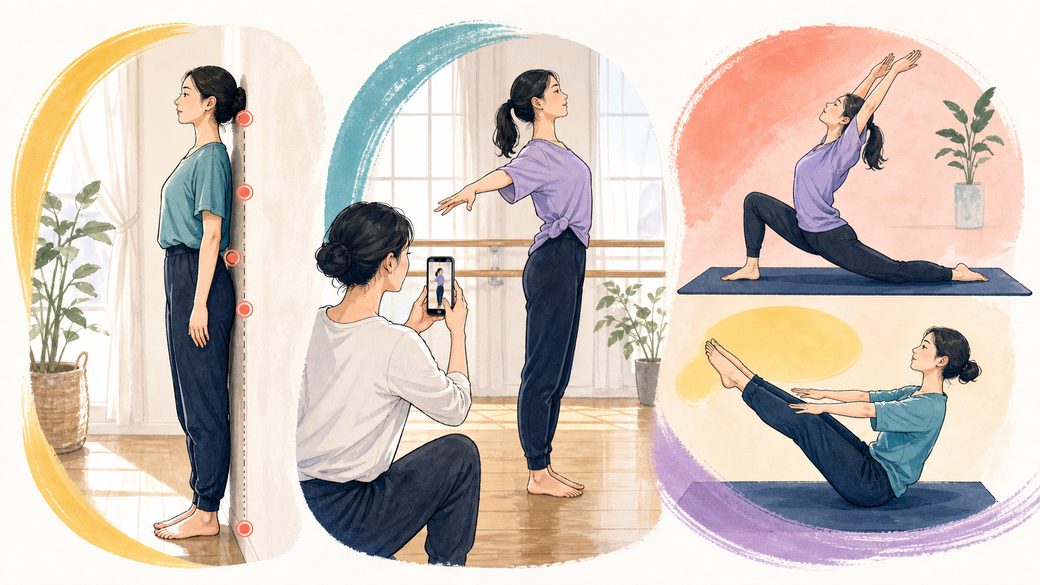 ダンスの姿勢を改善する練習