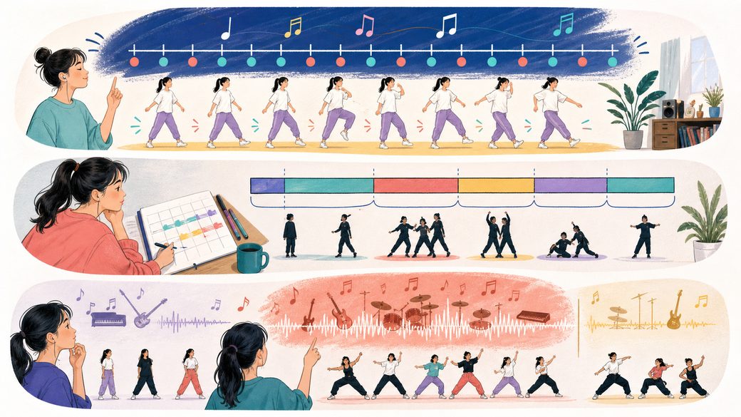ダンスのための音楽の構成の読み方