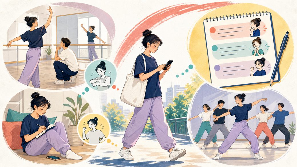 まとめ：ダンスの練習ノートは3行から